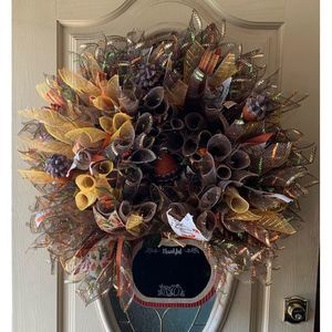 Handcrafted Thanksgiving Wreath